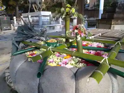 田村神社の手水舎