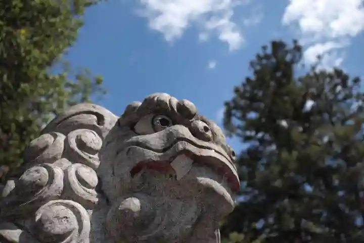 酒折宮の狛犬