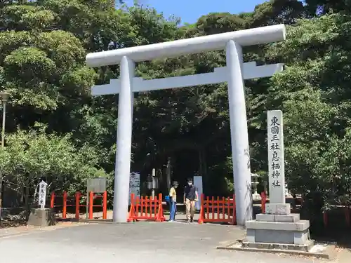 息栖神社の鳥居