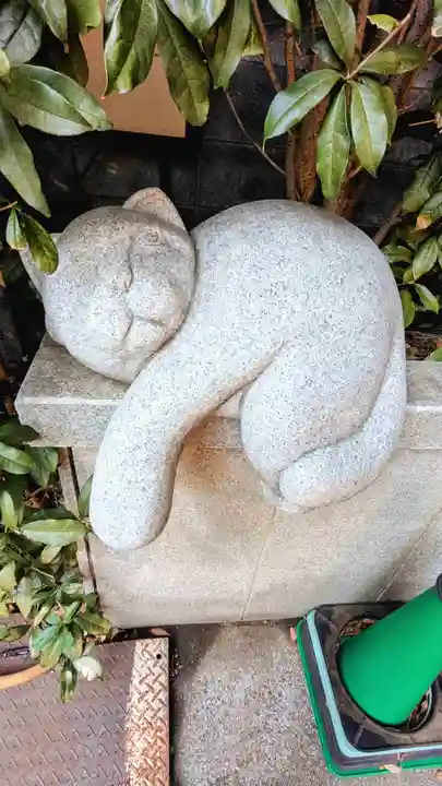 荻窪白山神社の像