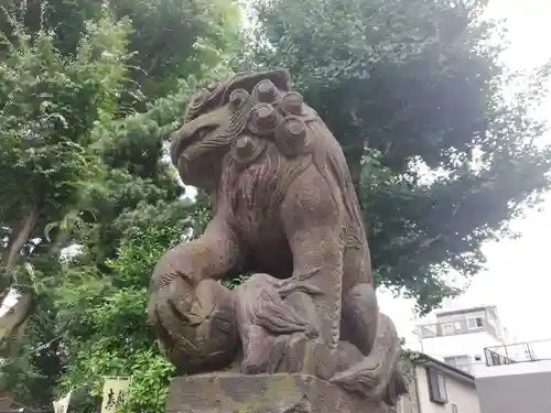 下神明天祖神社の狛犬