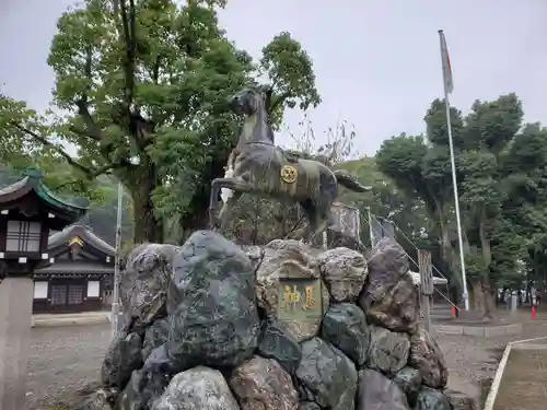 真清田神社の狛犬