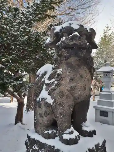 札幌村神社の狛犬