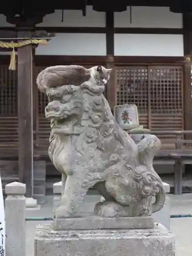 鎭國守國神社の狛犬