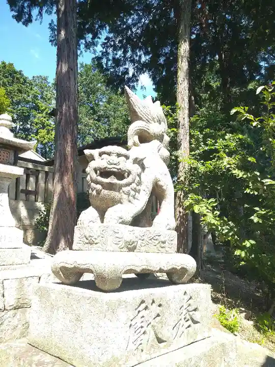 熊野神社の狛犬