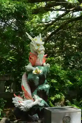 江島神社の像