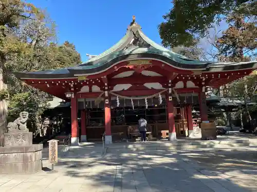 越ヶ谷久伊豆神社の本殿