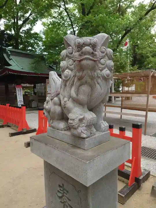 上野総社神社の狛犬