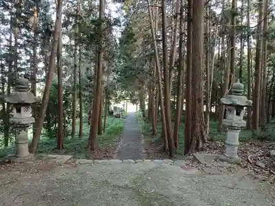 小山神社の景色