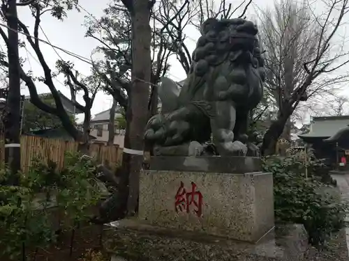菊田神社の狛犬