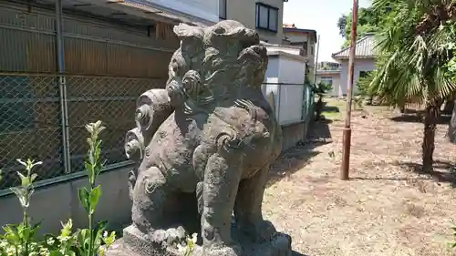 赤城久伊豆神社の狛犬