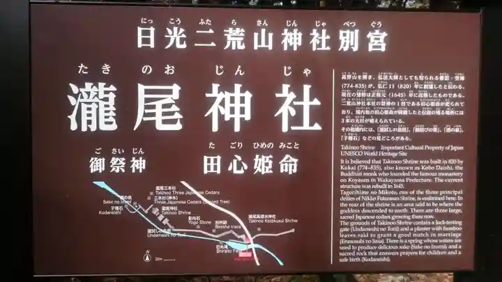 瀧尾神社(日光二荒山神社別宮)の歴史