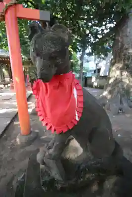 松庵稲荷神社の狛犬