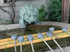 河内國魂神社の手水