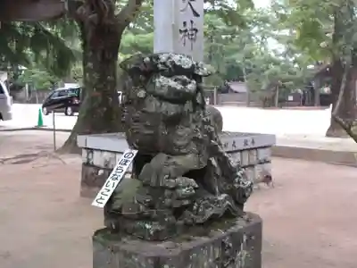 意富比神社の狛犬