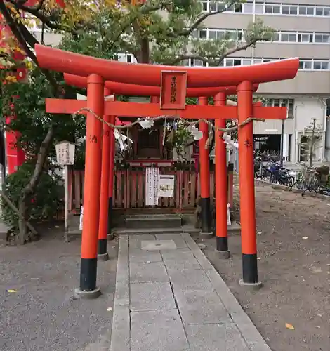 開口神社の鳥居