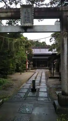 忍　諏訪神社・東照宮　の鳥居