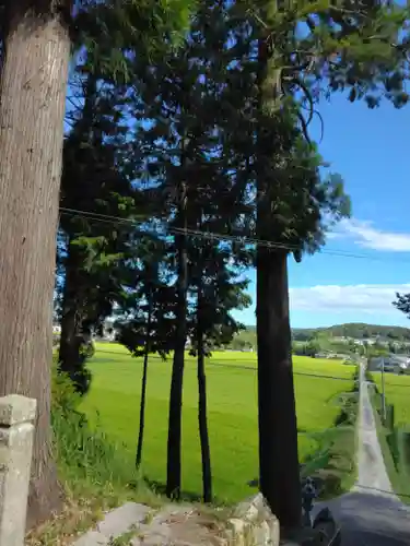 山王神社の景色