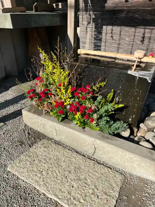 上尾御嶽神社の手水舎