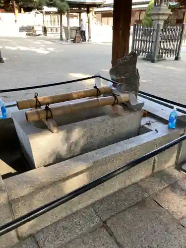 大聖観音寺（あびこ観音）の手水舎