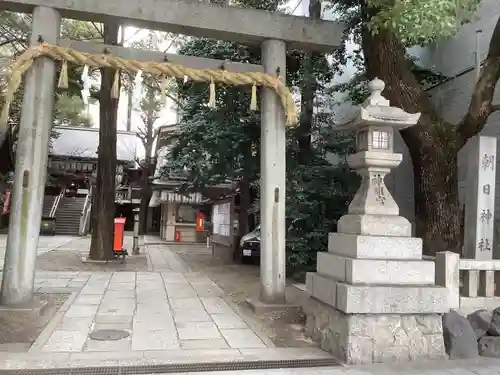 朝日神社の鳥居