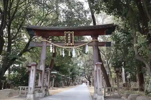 辛國神社の鳥居