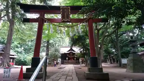 氷川女體神社の鳥居