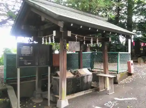 諏訪神社の手水舎