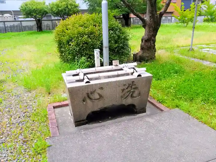 神明社(六番町神明社)の手水舎