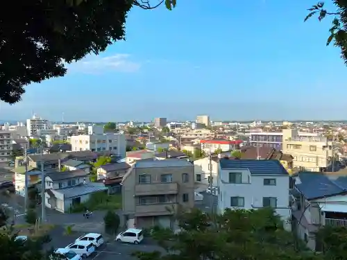 常陸第三宮　吉田神社の景色