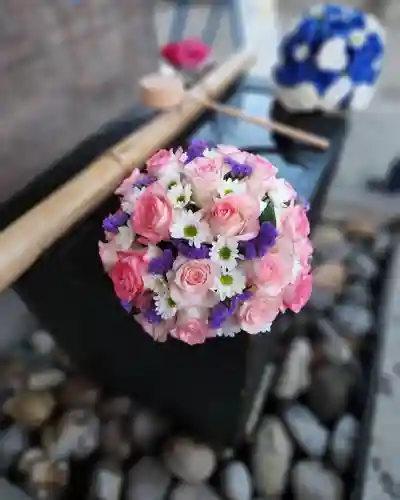 上尾御嶽神社の手水舎