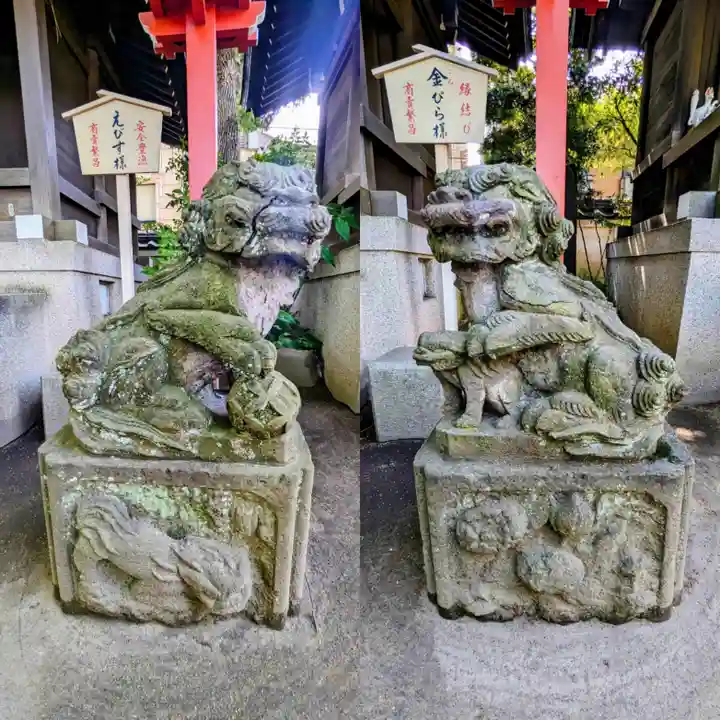 千葉神社の狛犬