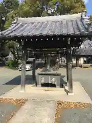 岩田八幡宮の手水