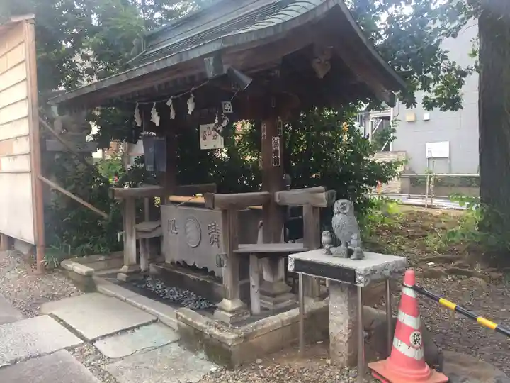 池袋御嶽神社の手水舎