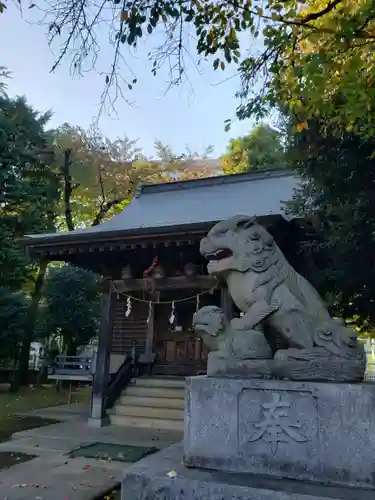 北野八幡神社の狛犬