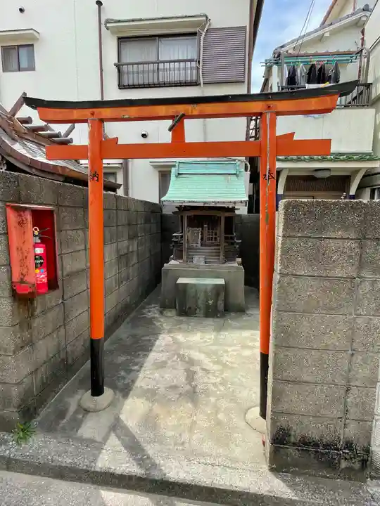 自由大明神/白武大明神の鳥居