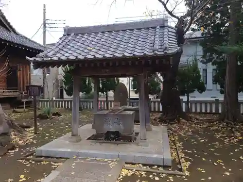 諏訪神社の手水舎