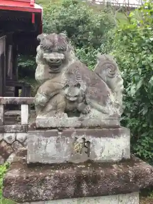 たばこ神社の狛犬
