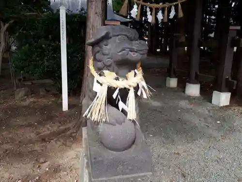 横手八幡神社の狛犬