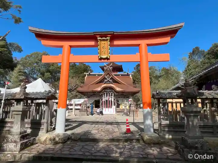 柏原八幡宮の鳥居