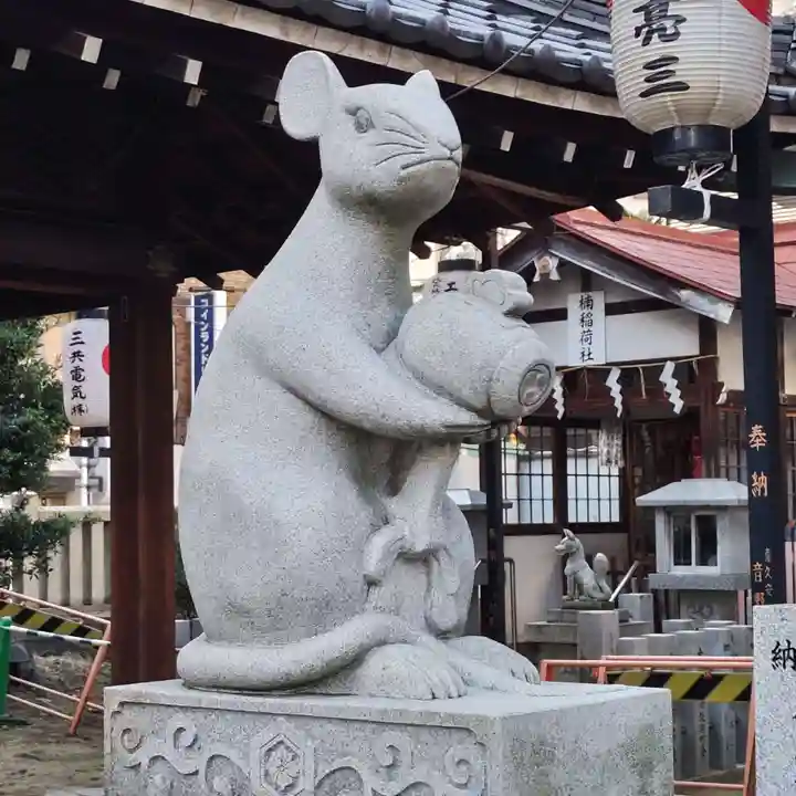 敷津松之宮 大国主神社の狛犬
