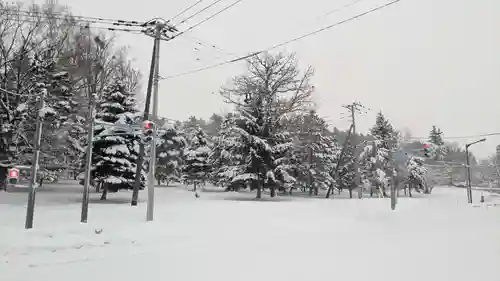 上川神社の景色