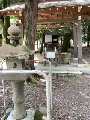 子守神社の手水舎