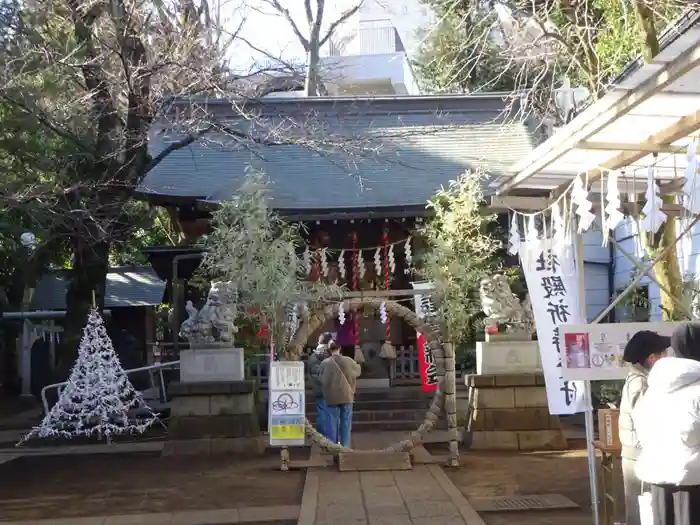 神明氷川神社の本殿