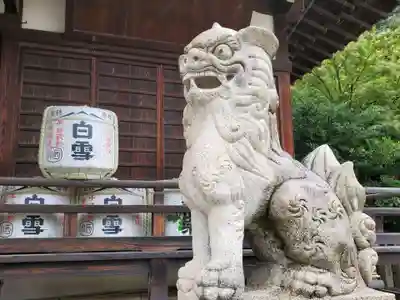 篠原嚴島神社の狛犬
