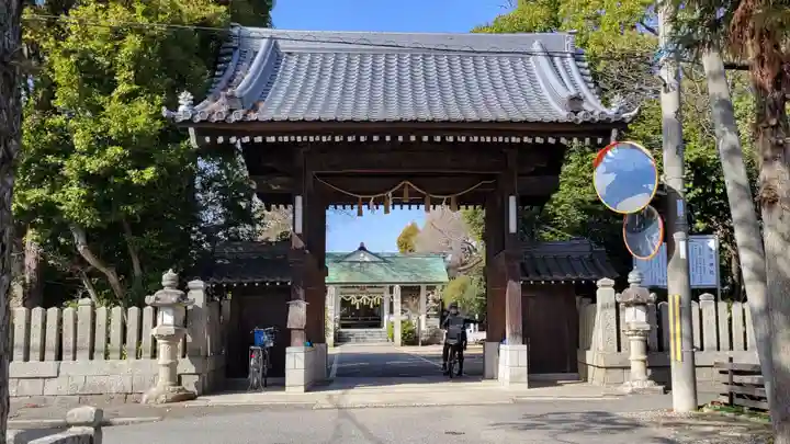 稗田神社の山門・神門