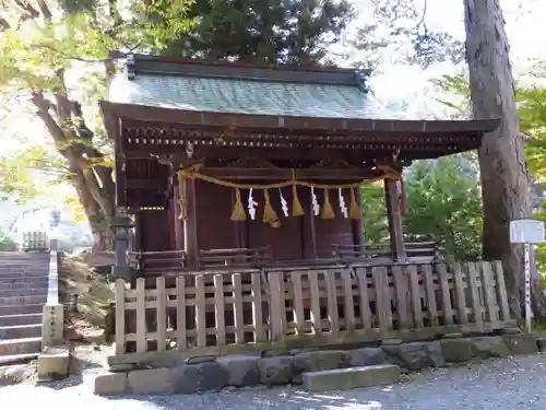 諏訪大社上社前宮の末社・摂社