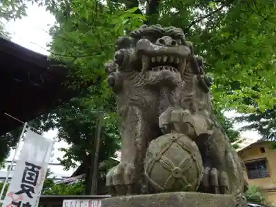 阿邪訶根神社の狛犬