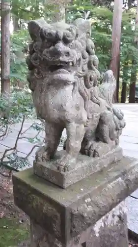 中尊寺の狛犬