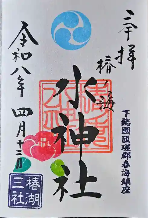 椿ノ海 水神社の{uncategorized: "未分類", other: "その他", undefined: "問題あり", building: "その他建物", grave: "お墓", sacred_gate: "鳥居", guardian: "狛犬", statue: "像", buddha: "仏像", history: "歴史", nature: "自然", garden: "庭園", animal: "動物", pagoda: "塔", temizu: "手水舎", mountain_gate: "山門・神門", sanctuary: "本殿・本堂", subordinate: "末社・摂社", art: "芸術", scenery: "景色", jizo: "地蔵", ema: "絵馬", goshuin: "御朱印", omikuji: "おみくじ", items: "授与品その他", amulet: "お守り", goshuincho: "御朱印帳", eats: "食事", festival: "お祭り", votive_dance: "神楽", shichigosan: "七五三参", wedding: "結婚式", experience: "体験その他", initially: "初詣", around: "周辺", anti_infection: "感染症対策"}